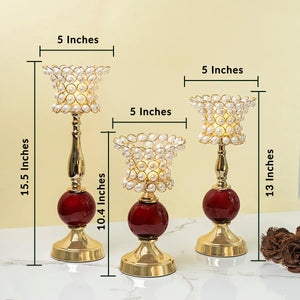 Lumina Arc Candle Stand - Set of 3