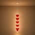 Rovena Ceiling Light For Home & Home Decoration Item - Red (Italian Designer Collection)