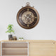Temporal Trellis Wall Clock With Moving Gear Mechanism