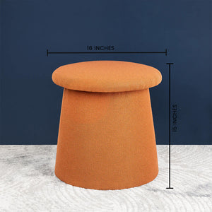 Cozy Comfort Ottoman - Orange