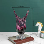 Lavendar Bliss Handblown Glass Decorative Vases & Home Decoration Items
