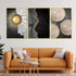 The Black Volcano Framed Canvas Wall Art - Set of 3