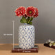 The Blue Sea Bed Decorative Ceramic Vase And Showpiece - Small