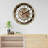 Epoch Elegance Designer Wall Clock With Moving Gear Mechanism