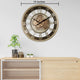 Epoch Elegance Designer Wall Clock With Moving Gear Mechanism