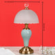 Sky Blue Ceramic Glow Table Lamp