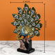 Royal Peacock Splendor Decorative Showpiece