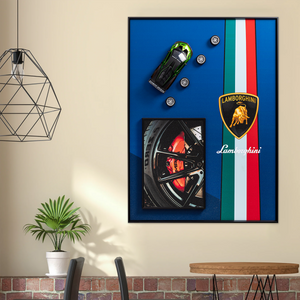 Lamborghini Legacy Shadow Box