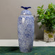 The Glasgow Plaid Decorative Ceramic Decorative Vase And Showpiece - Blue (Big)