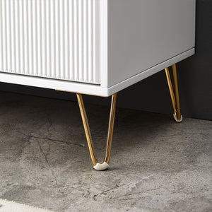 Classic Elegance Five-Drawer Cabinet & Side Table