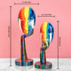 Expressive Rainbow Face Decorative Showpiece