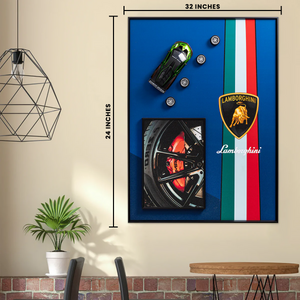 Lamborghini Legacy Shadow Box