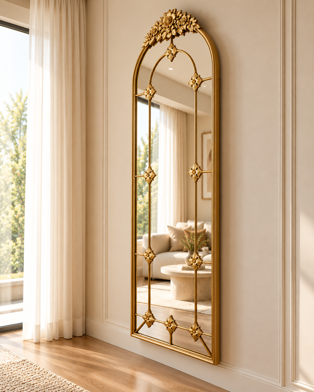 Tranquil Illusion Decorative Mirror For Living Room