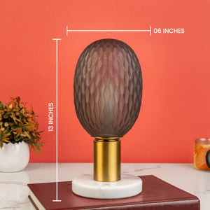 Amaryllis Glass designer table lamp