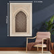 Eternal Heritage Door Hand painting painting for home Wall (With Outer Floater Frame) (47x31.5 Inches)