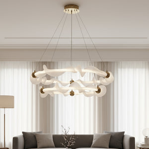 Shimmering Aura Chandelier Light For Living Room
