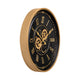 Whisper of Hours  Luxury Designer Wall Clocks for the Home With Moving Gear Mechanism Buy Wall Clock Online (Steel Body)