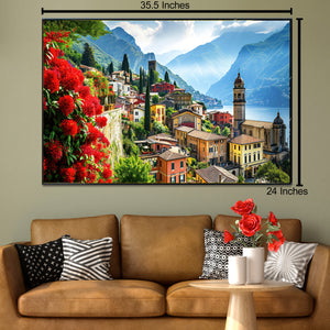 Mountain Hamlet Canvas Print