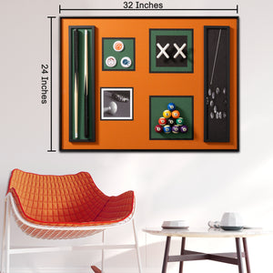 Pool Master Pop Art Shadow Box & Wall Decoration Items