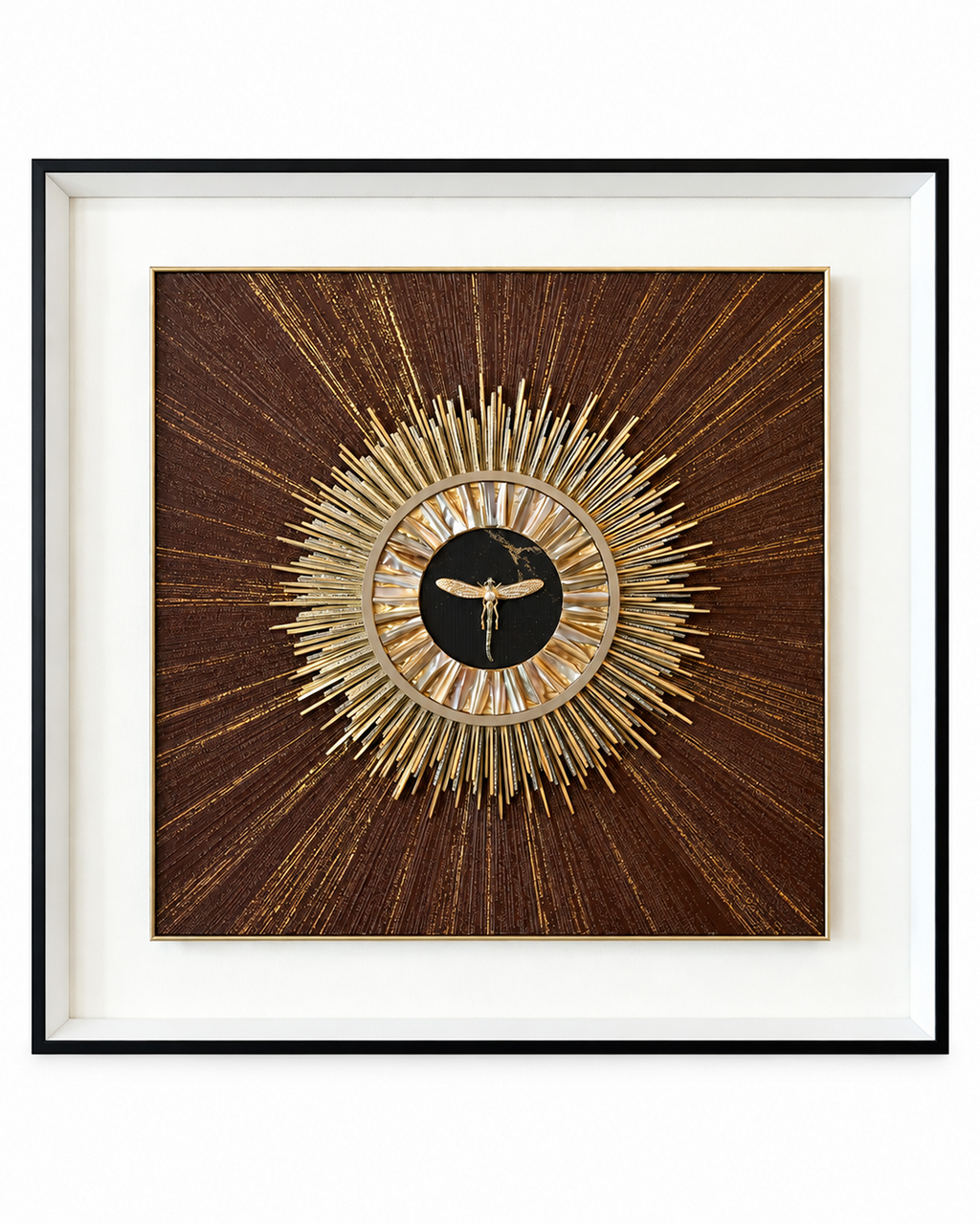 Solaris Dragonfly  Shadow Box for Wall Decoration & Wall Art