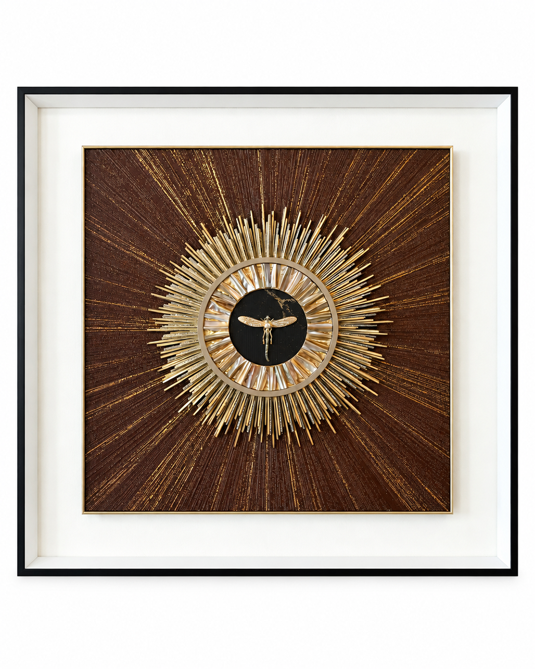 Solaris Dragonfly  Shadow Box for Wall Decoration & Wall Art