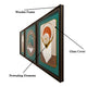 Brazilian Butterfly Wall Decoration Shadow Box - Set of 3
