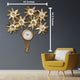 Floral Symphony Metal Wall Art Clocks for the Home Buy Wall Clock Online