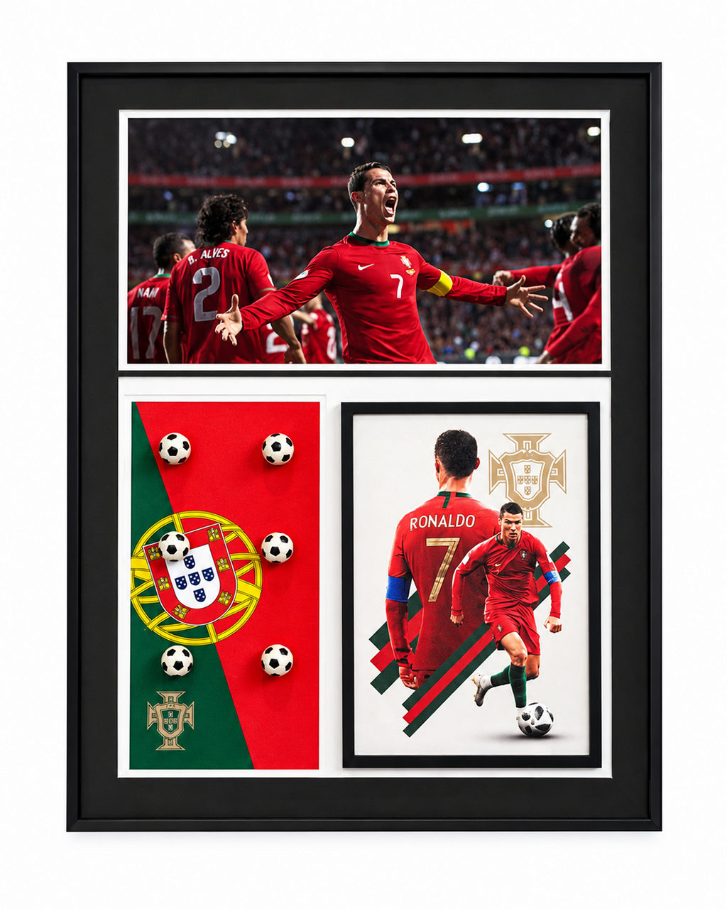 CR7 Champion Pop Art Shadow Box & Wall Decoration Item