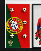 CR7 Champion Pop Art Shadow Box & Wall Decoration Item