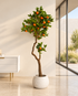 Orange Grove Artificial Indoor Plant For Home ( 5.4 Feet ) (Natural Feel)