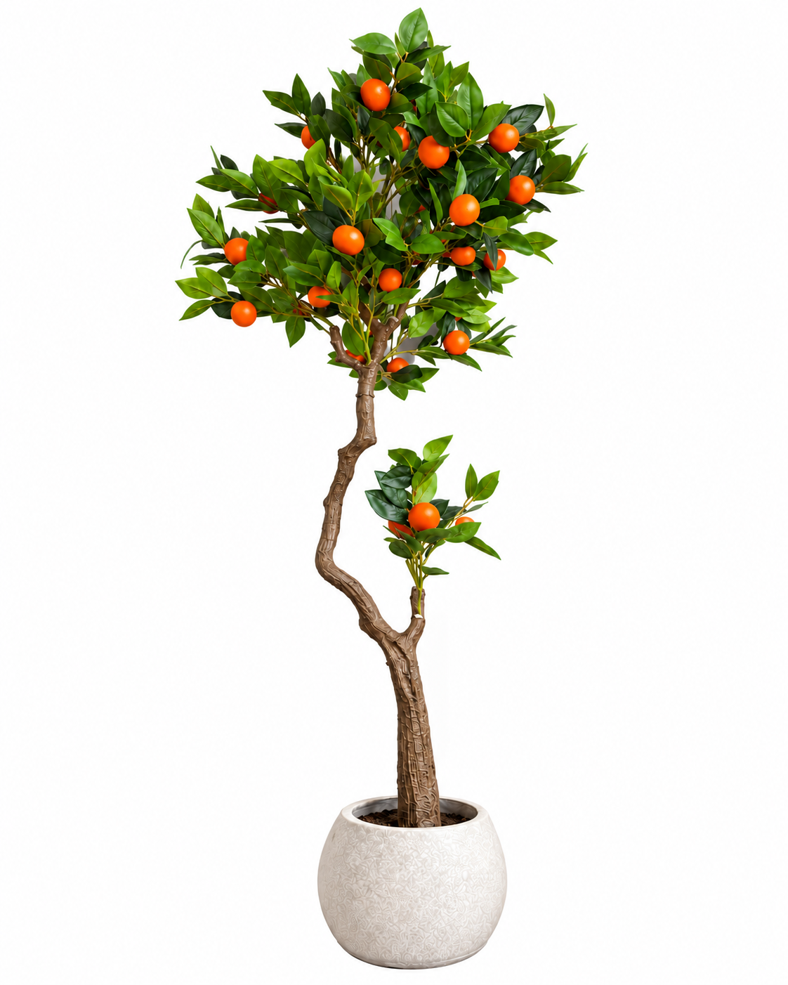 Orange Grove Artificial Indoor Plant For Home ( 5.4 Feet ) (Natural Feel)
