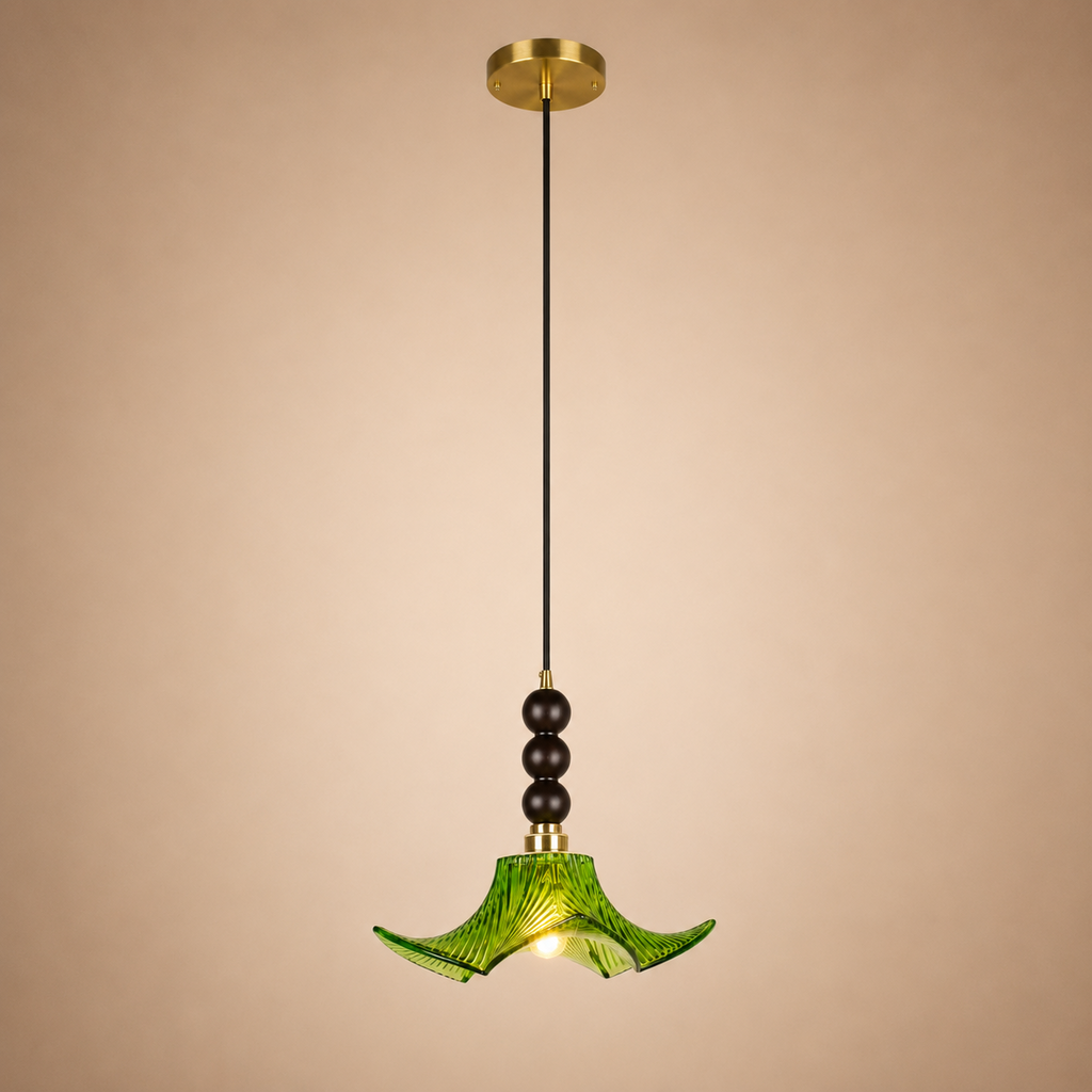 Ebon Flora Pendant Light For Home  & Item  for Home Decoration - Green