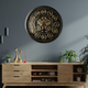 Clock Craft Luxury Wall clock With Moving Gear Mechanism (Steel Body)