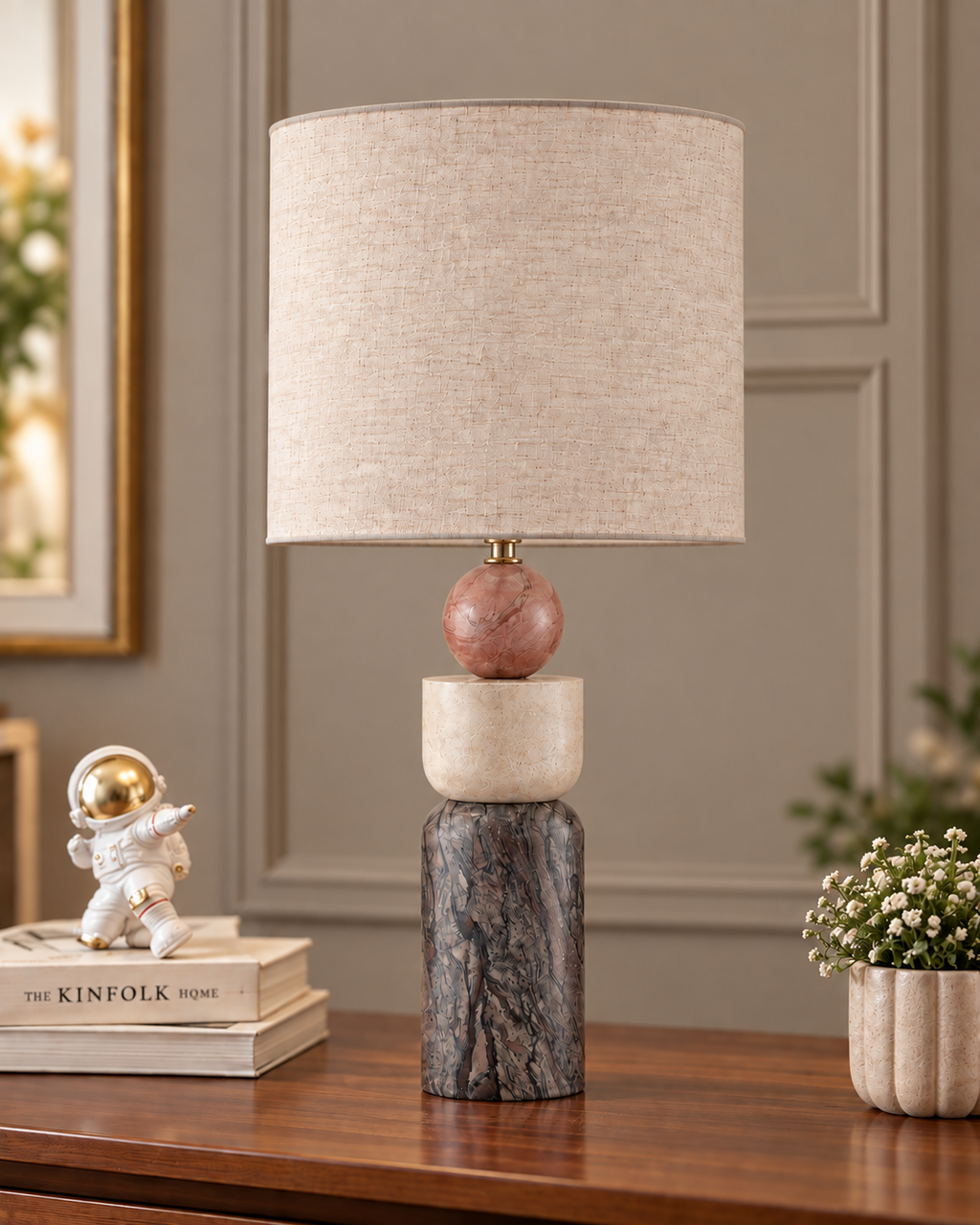 Earthstone Table Lamp & Home Decoration Items