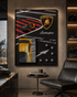 Lamborghini Dreams Pop Art Shadow box