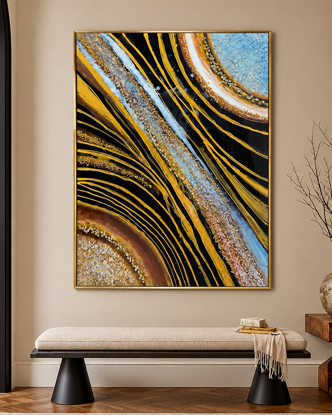 Mystic Melange Resin Paintings Modern Art