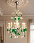 Celestia Grandeur Chandelier for Home & item for Home Decoration - Green