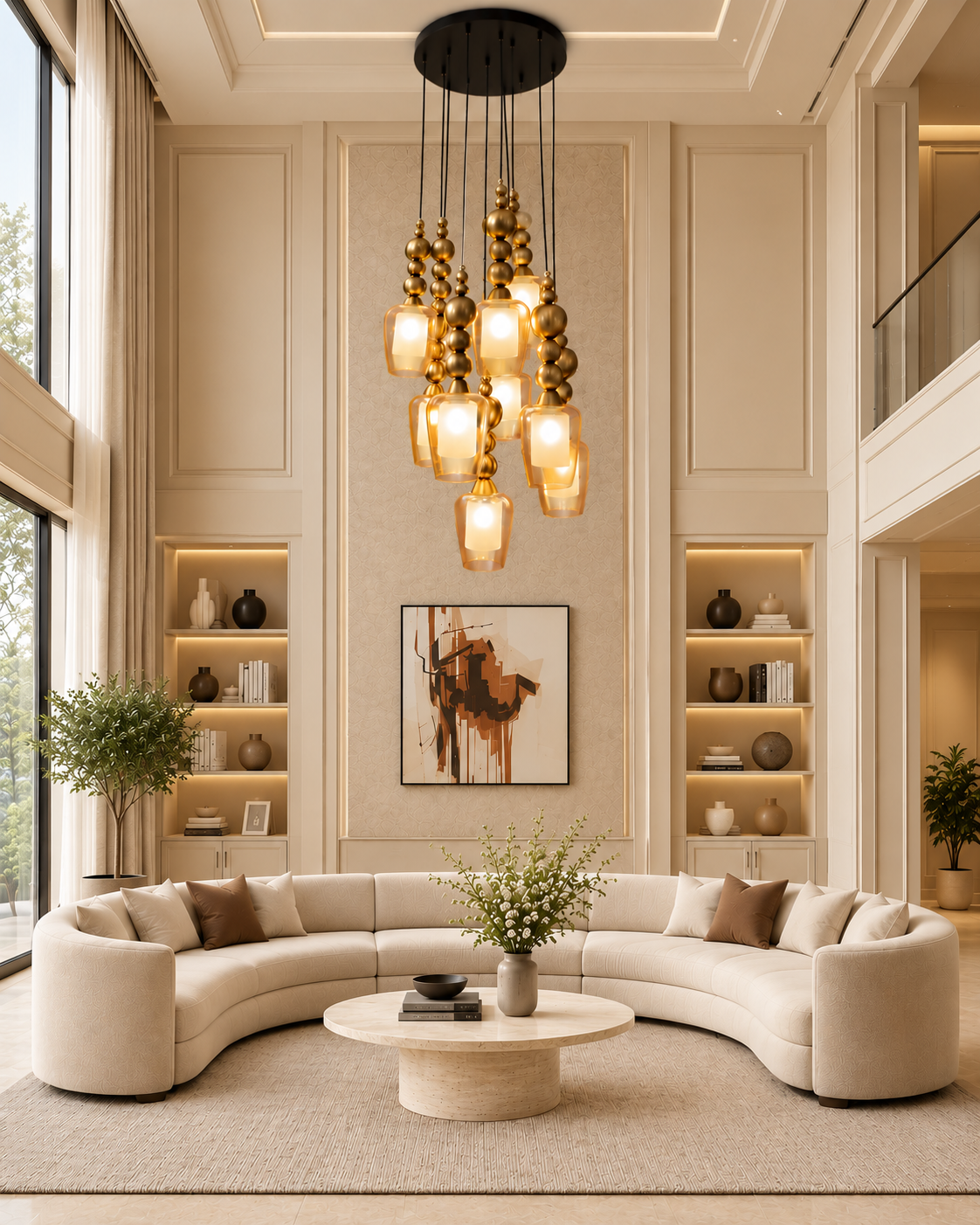 Luminous Galaxy Chandelier for Home & Item for Home Decoration