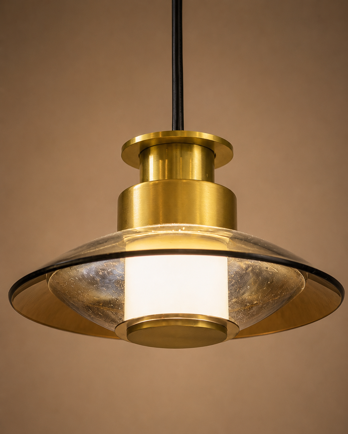 Golden Eclipse Pendant Light For Living Room & Home Decoration item - Grey