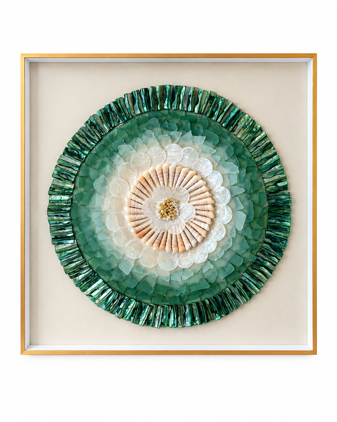 Sea Blossom Shadow Box Home Decoration Item