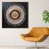 Golden Echoes Modern Wall Art (40 x 40 Inches)