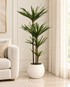 Sago Botanical Palm Artificial Indoor Plant For Home ( Natural feel )  ( 4.0 Feet )