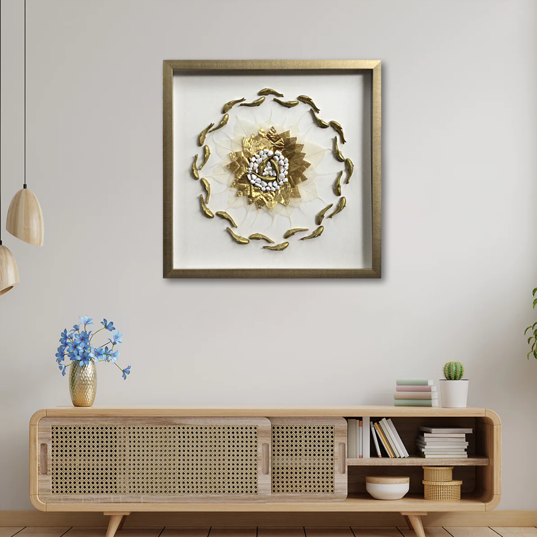 Radiant Delight Shadow Box Wall Decoration Piece