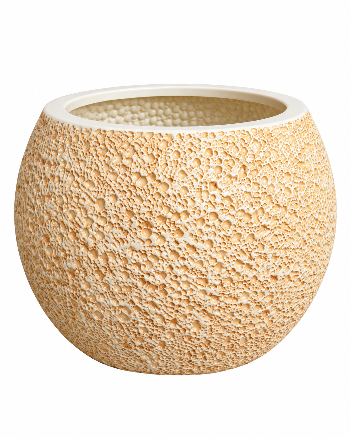 Lunar Texture Indoor Planters For Home - Beige
