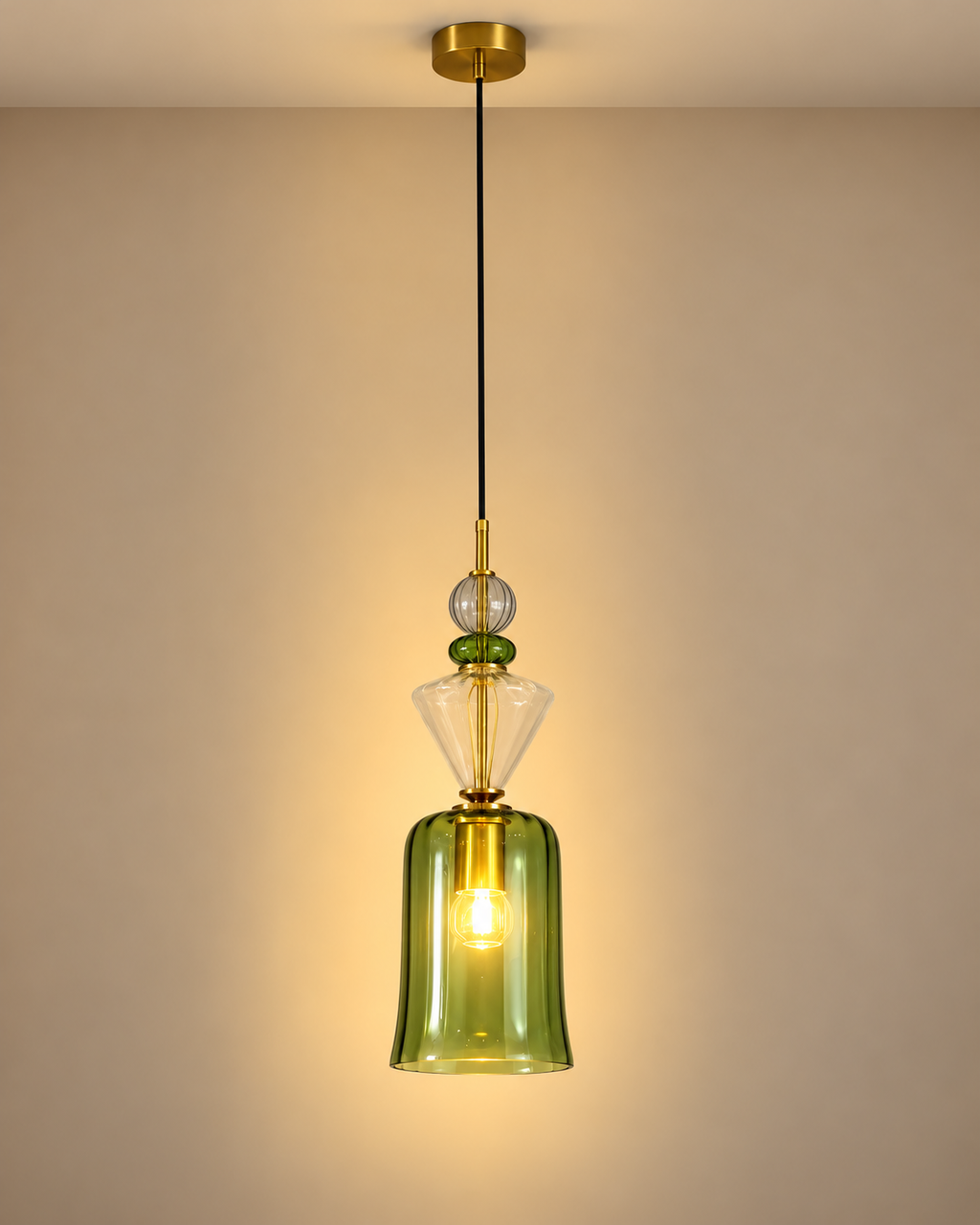 Zarelle Pendant Light For Home & Item for Home Decoration - Green