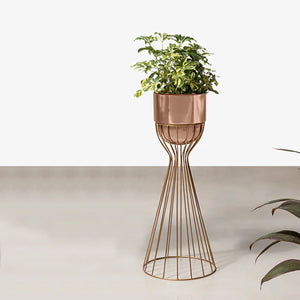 Artful Foliage Planters - Small - Rose Gold