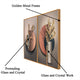 Charismatic Copper Crystal Glass Painting modern Art (R)