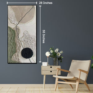 Whispers of Earth Modern Wall Art ( 55 x 28 Inches )