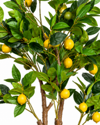 Mediterranean Lemon Artificial Indoor Plant For Home ( 4.6 Feet ) (Natural Feel)