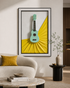 Athletic Euphoria Pop Art Shadow Box Wall Decoration Piece - Light Green
